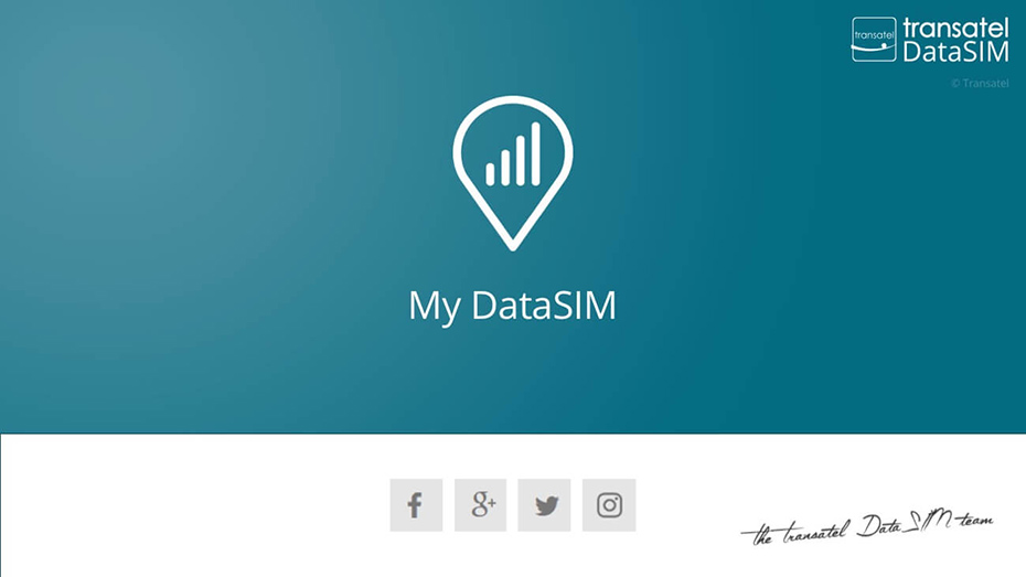 Carte SIM data prépayée pour l'Europe - Transatel DataSIM